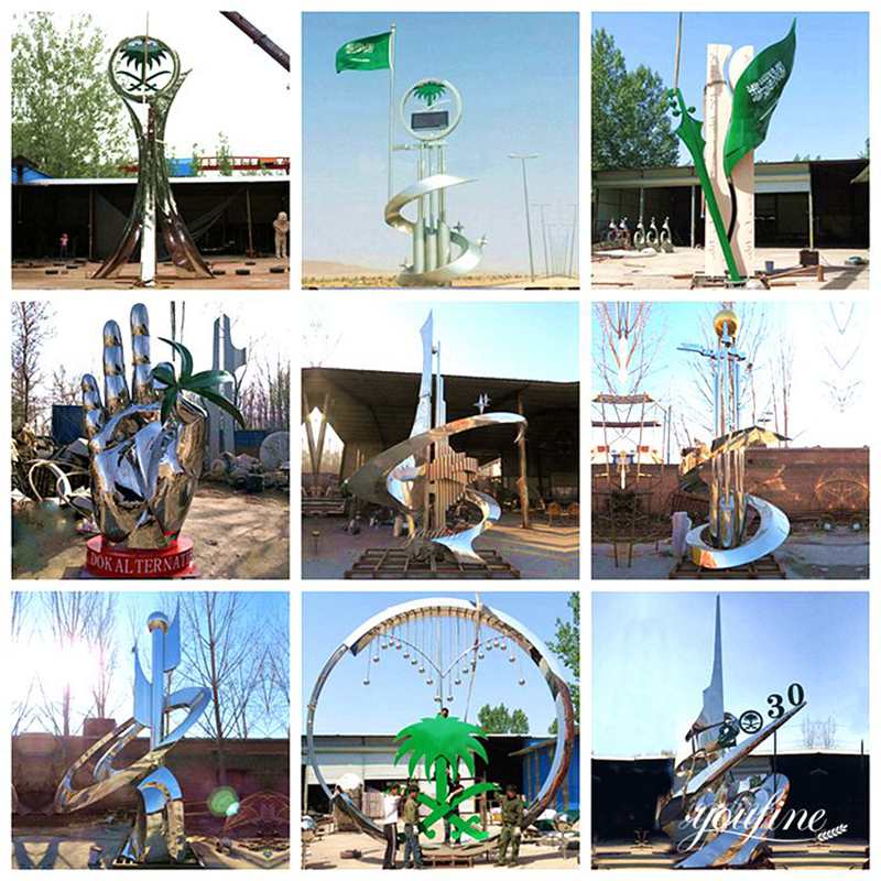 stainless steel sculpture