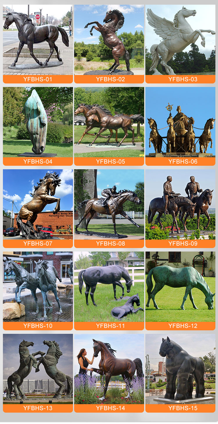 bronze horse statue