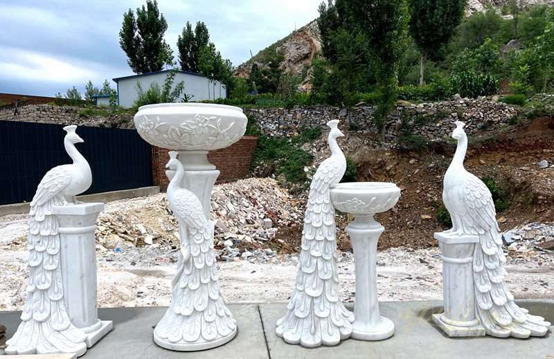 hand carved marble planter (4)