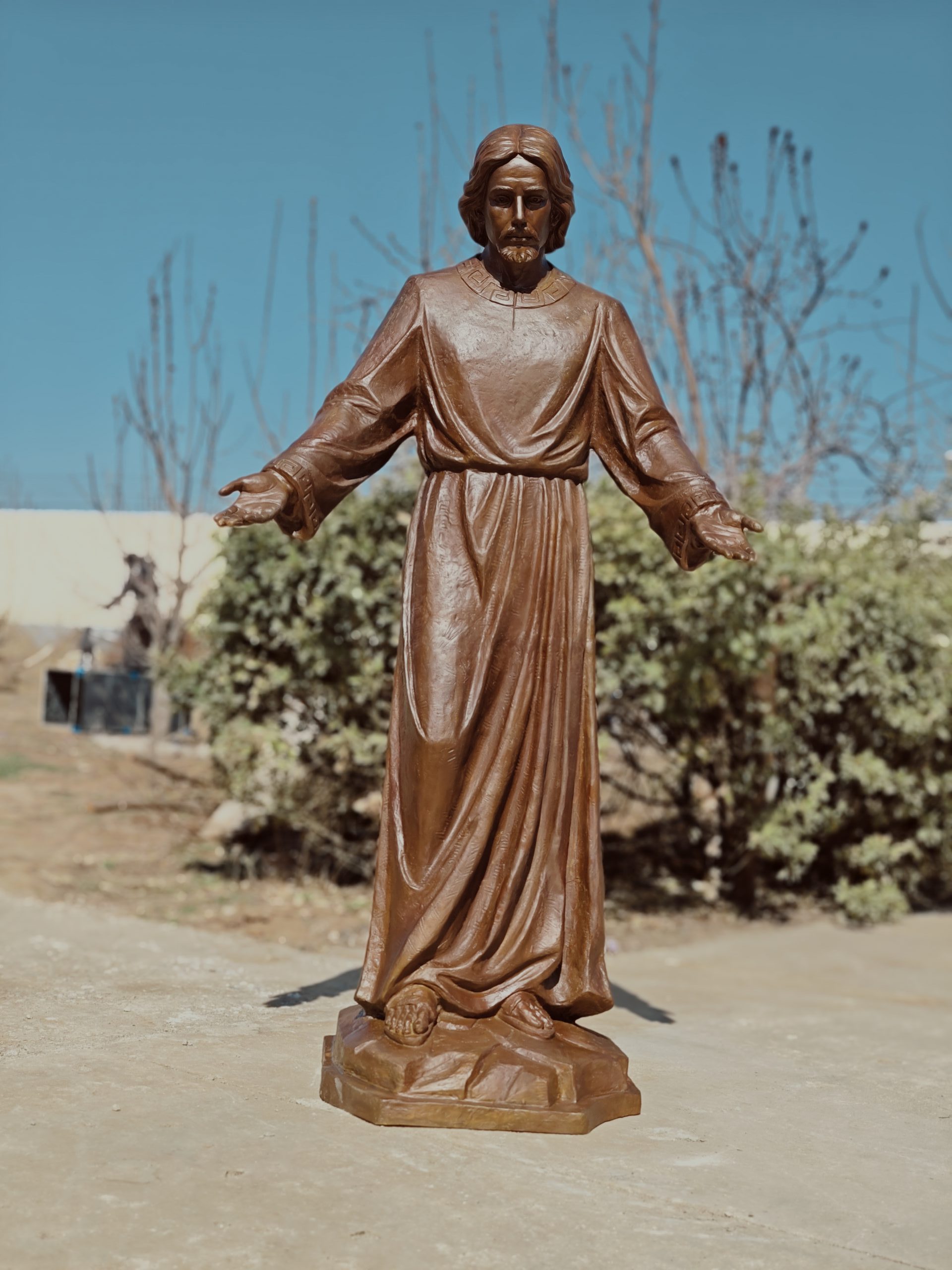 large Jesus statue for garden