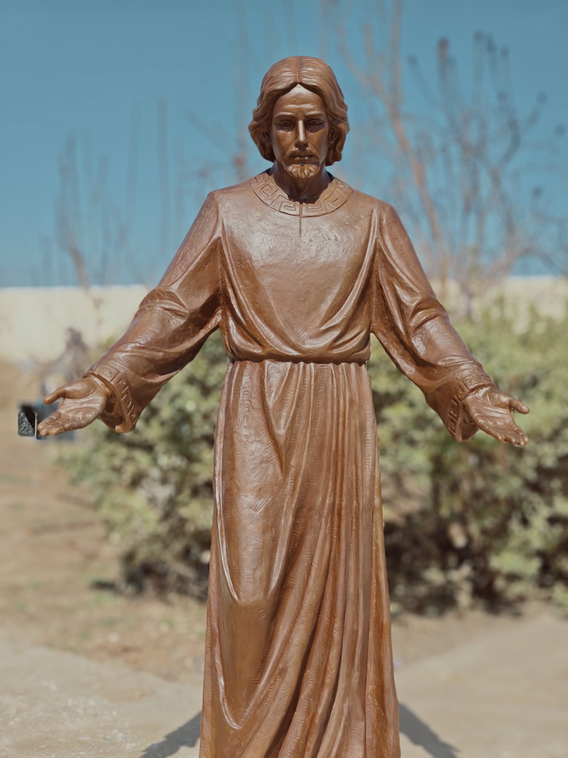 large Jesus statue outdoor