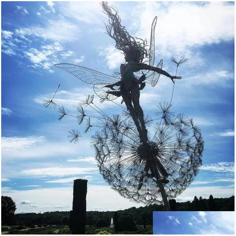 Metal Fairy Statue for sale
