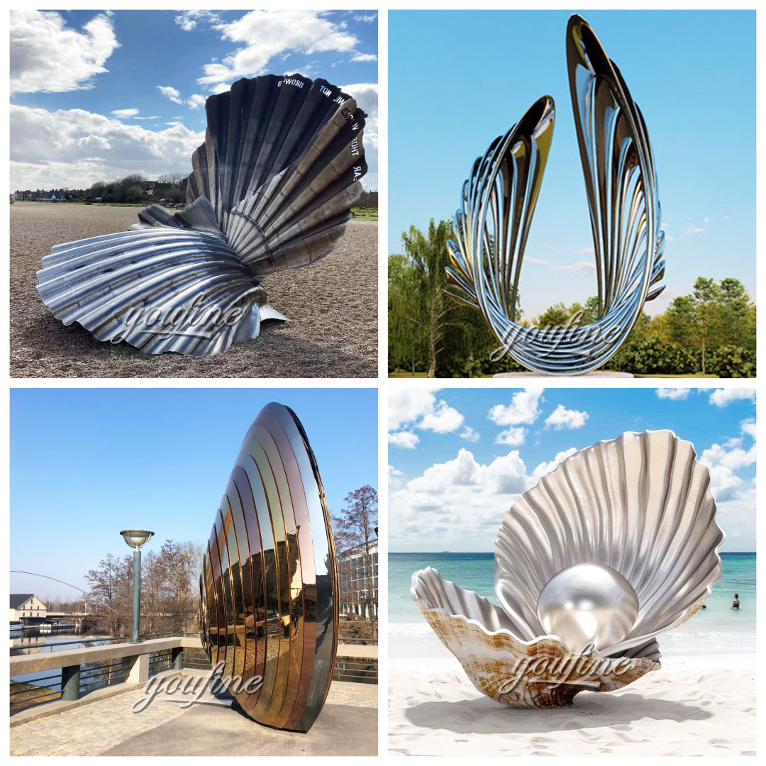 Shell Statue on Land