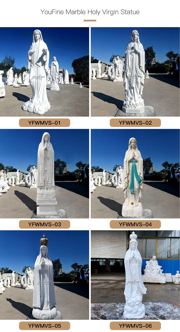 Various Virgin Statue