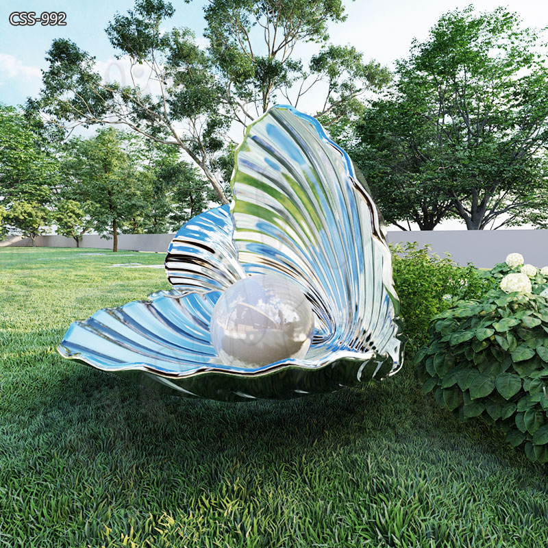 Outdoor Metal Shell Sculpture 