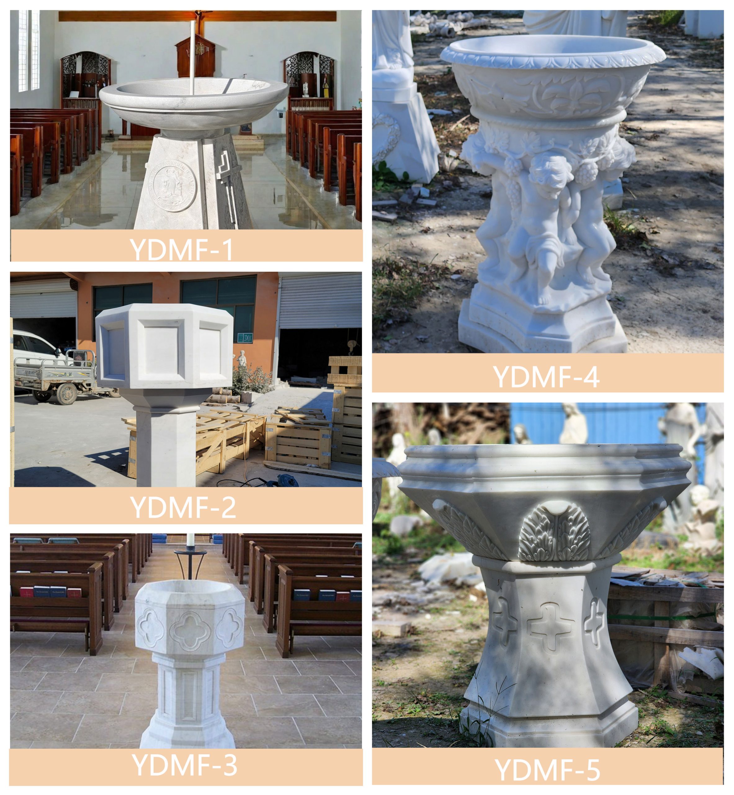Other Styles of Baptismal Fonts