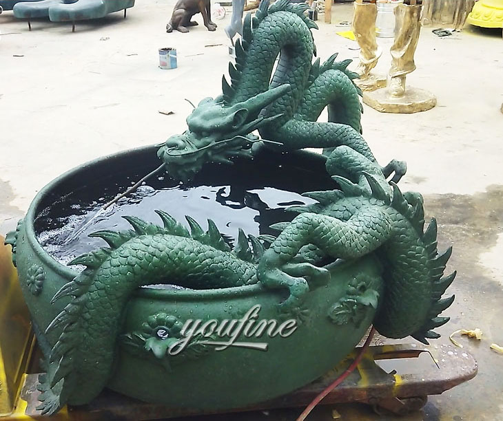 Exquisite big Dragon Fountain
