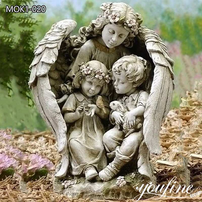 beautiful guardian angel statue-YouFine Sculpture